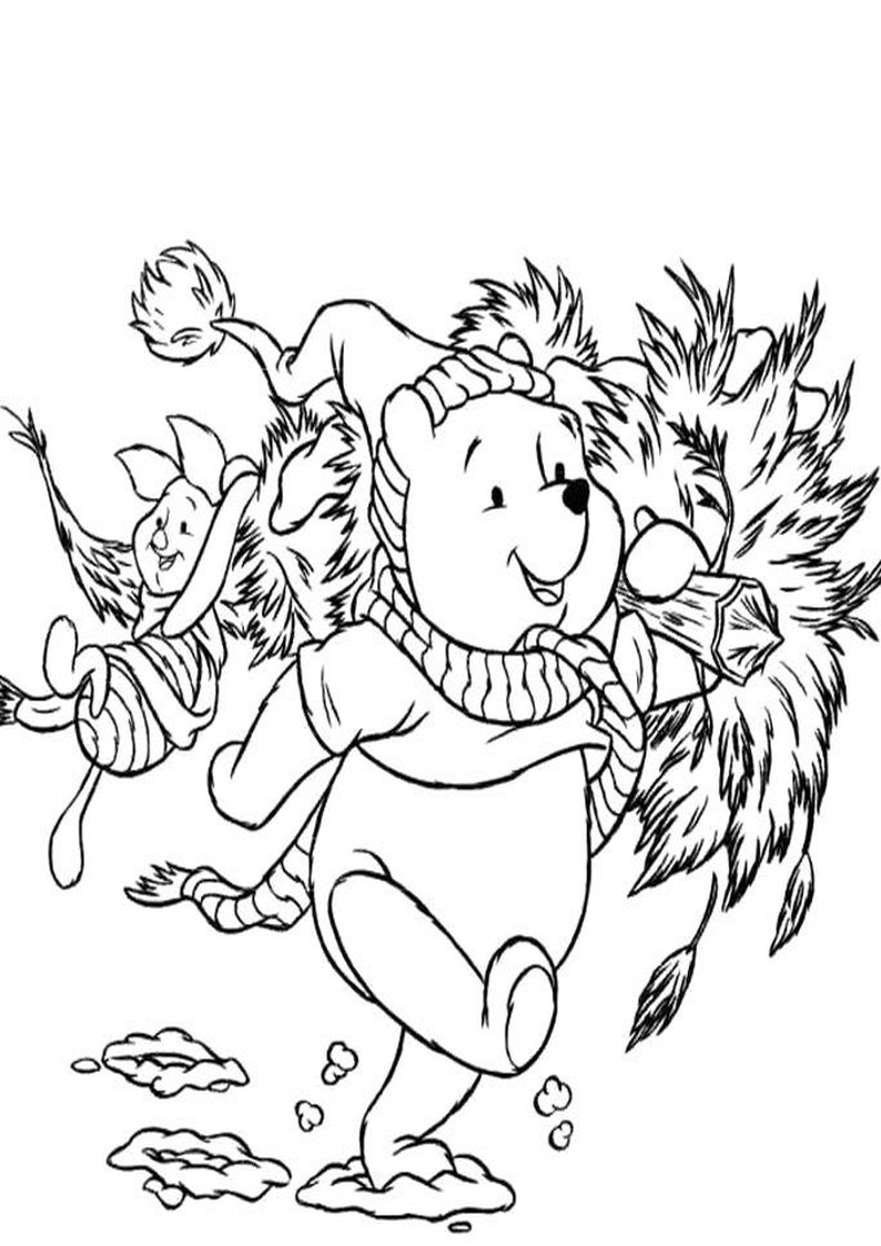 Kubuś Puchatek kolorowanki